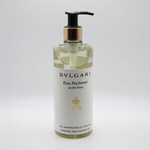 BVLGARI au thé Blanc ( White Tea ) Shampoo & Shower Gel - 10.1 Fl oz / 300mL NEW